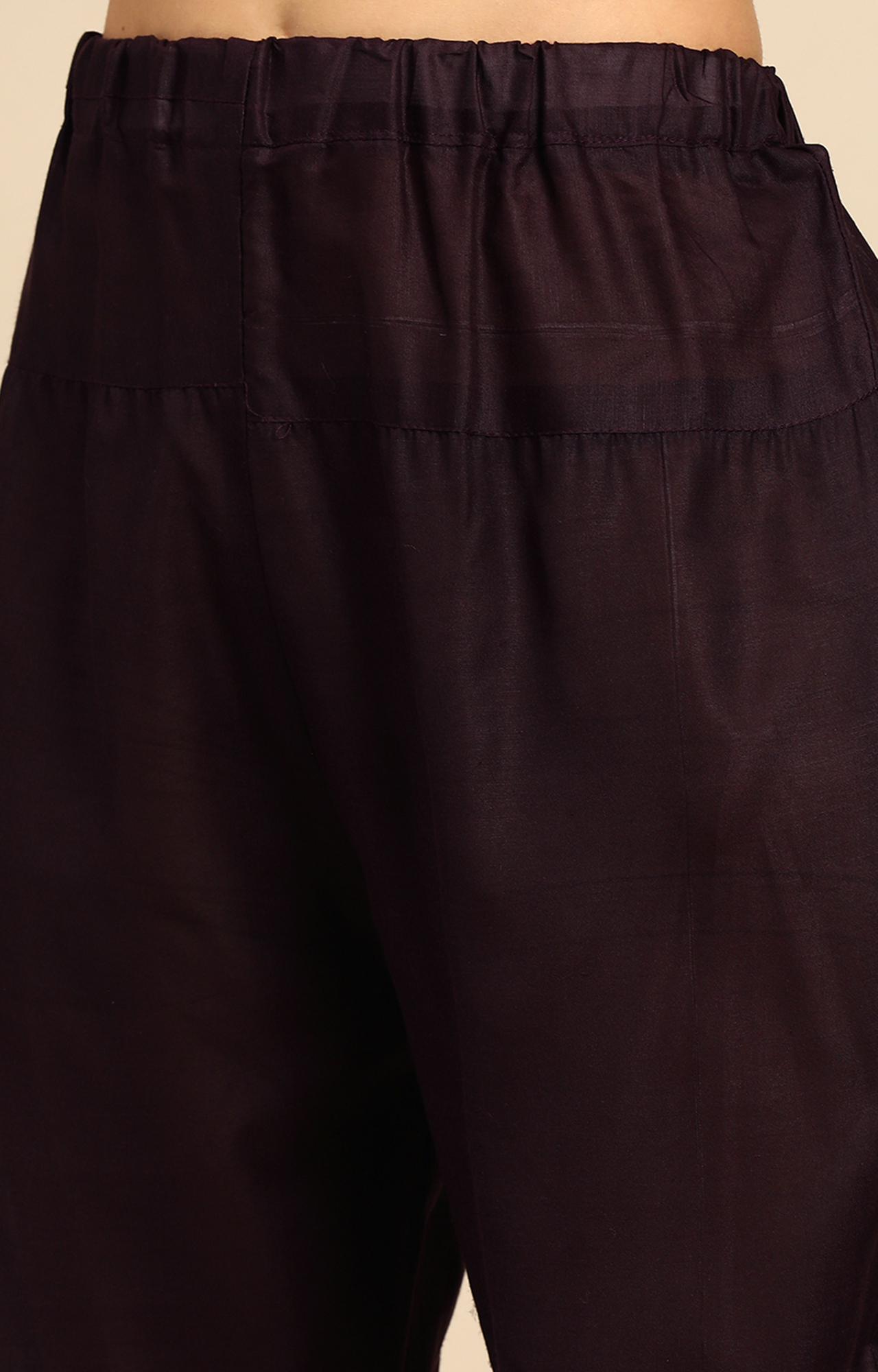 Shaily Women Brown Color Cotton Embroidered With Pearl Unstitched Dress Material-VF_KRINA_BRWN_DM