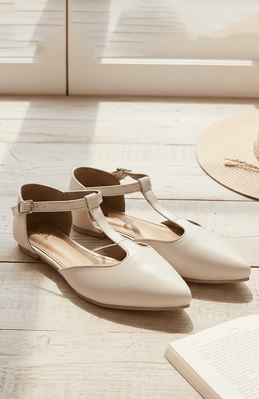 WZAYA
Women Solid Pointed Toe Strappy Mules