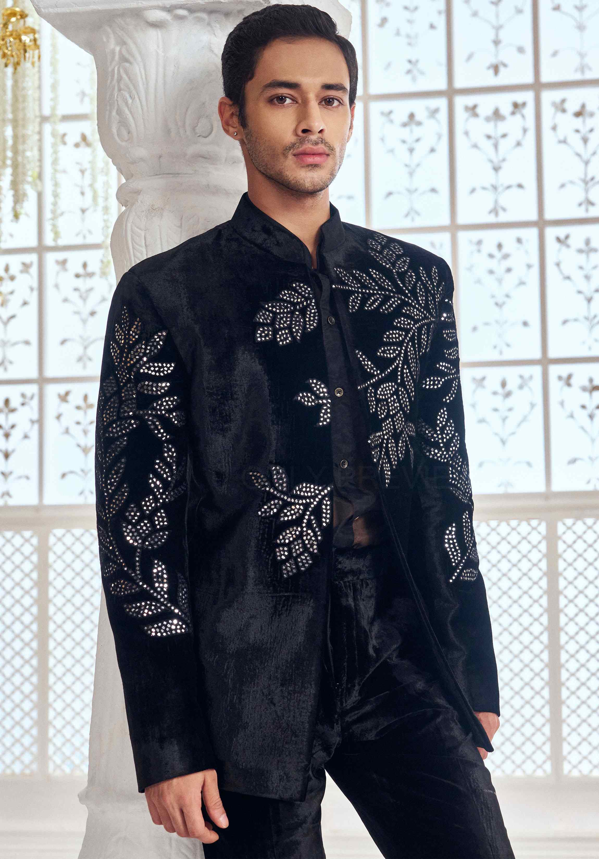 Black Velvet Bandgala