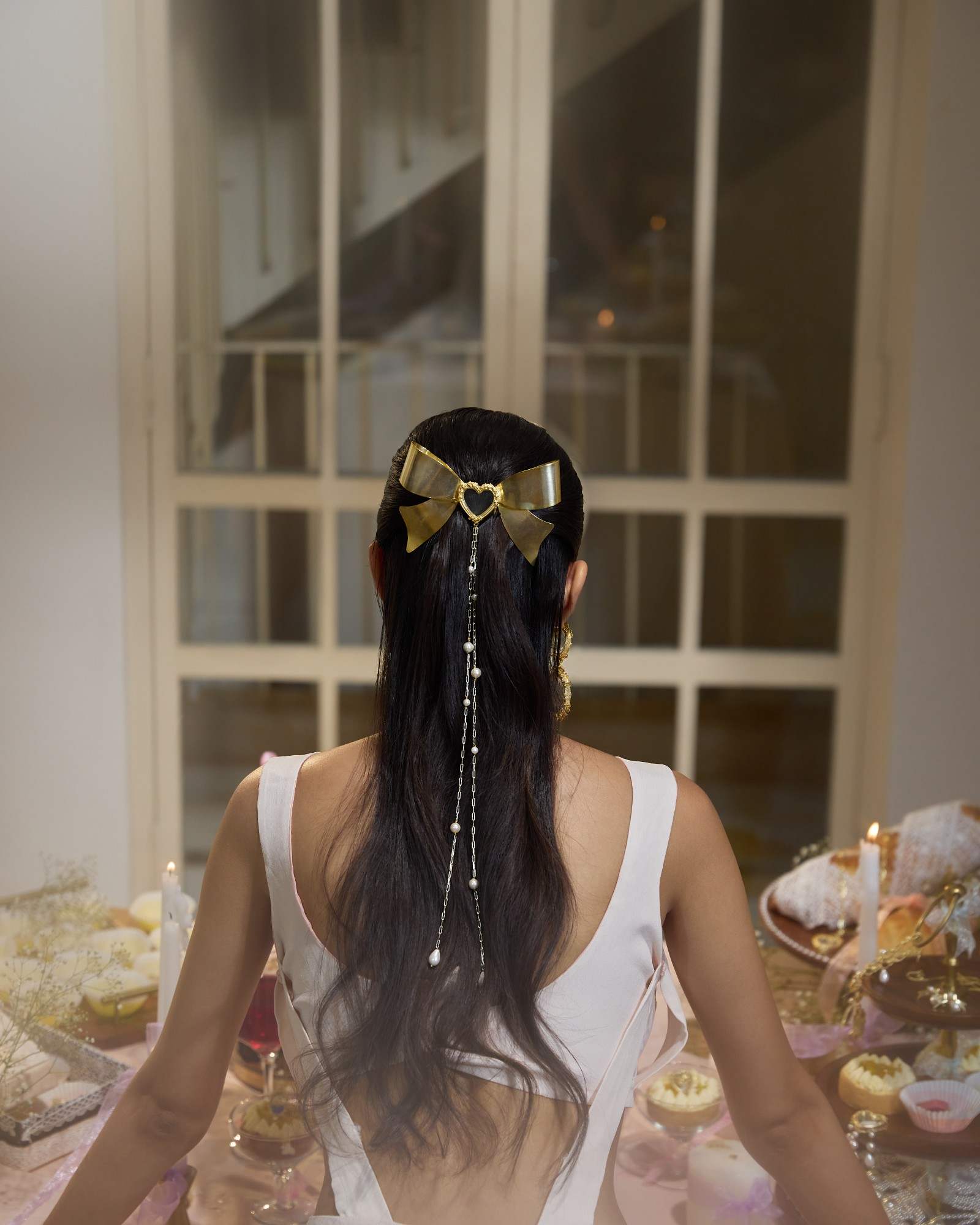 Treasure Heart Bow for Hair