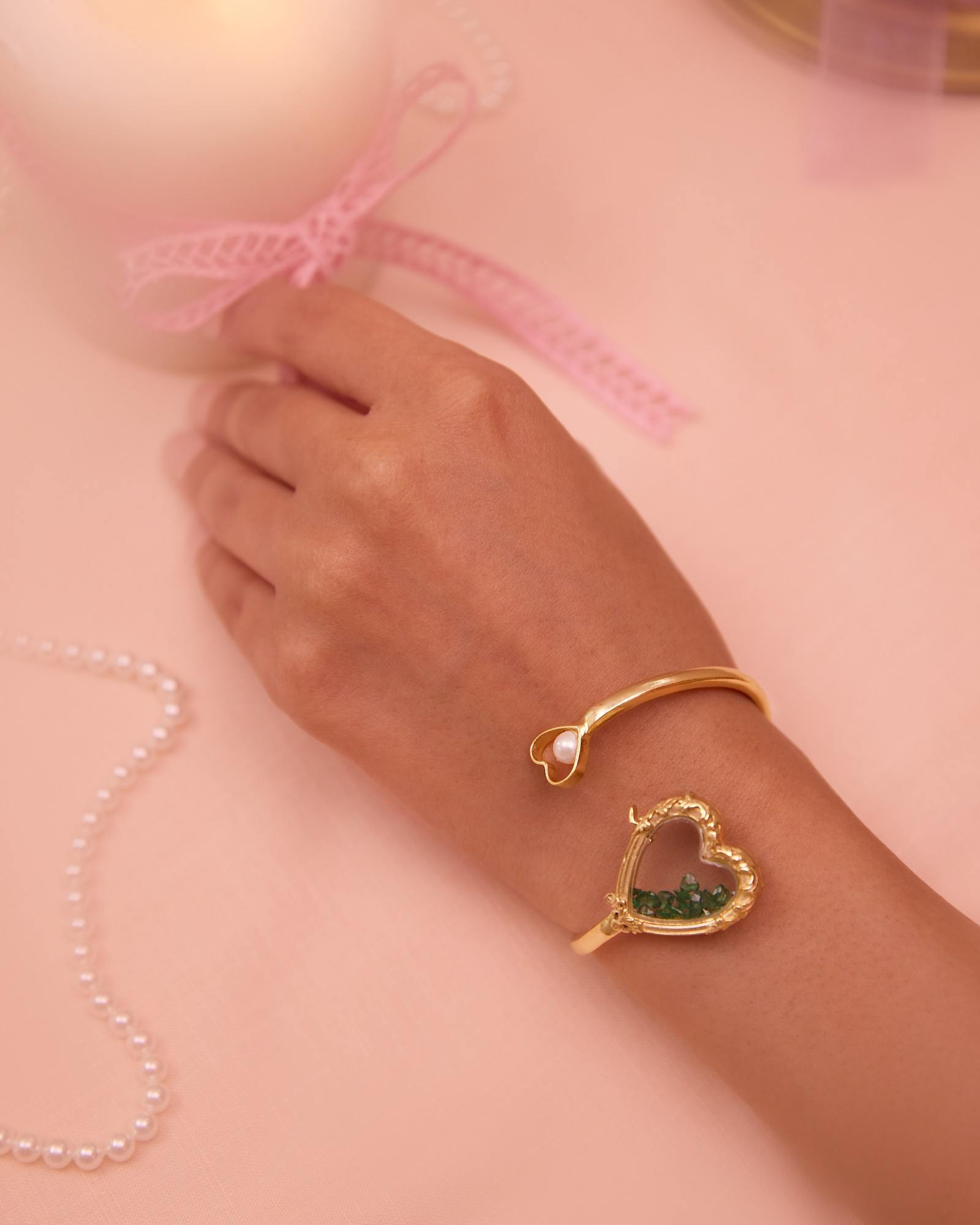Dual Mini Heart Bracelet
