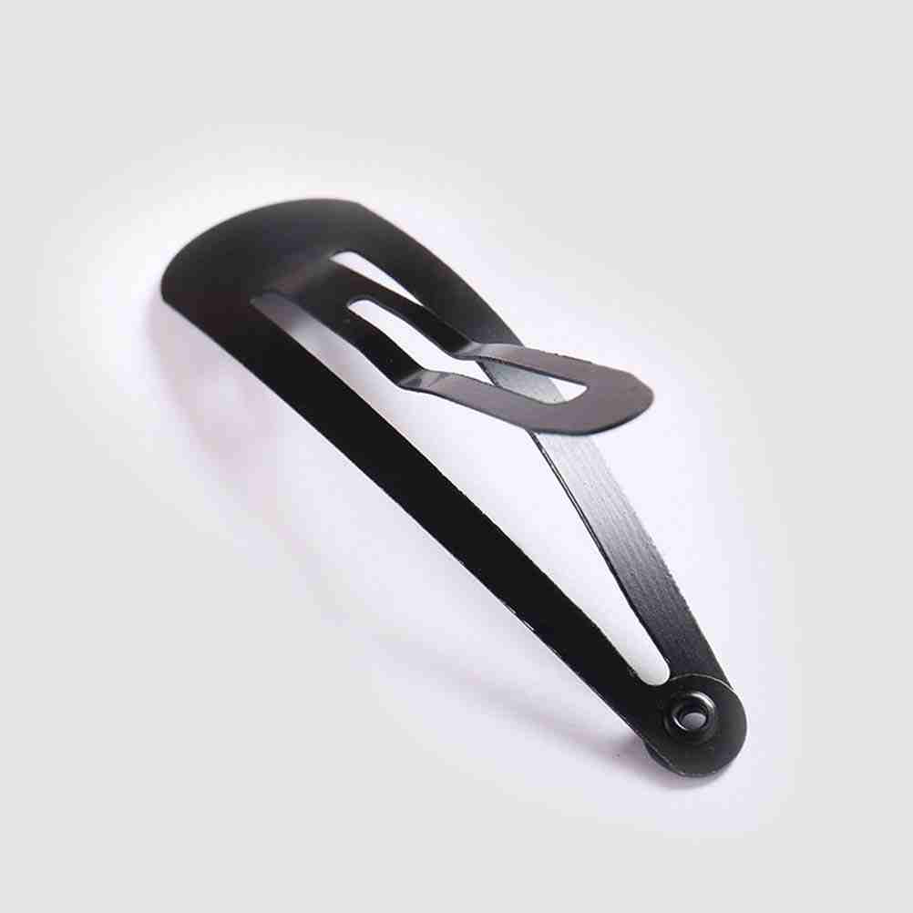 LACE IT Black Metal Tic Tac Hair Clips for Women Pack of 12 Pieces(6 Pair)