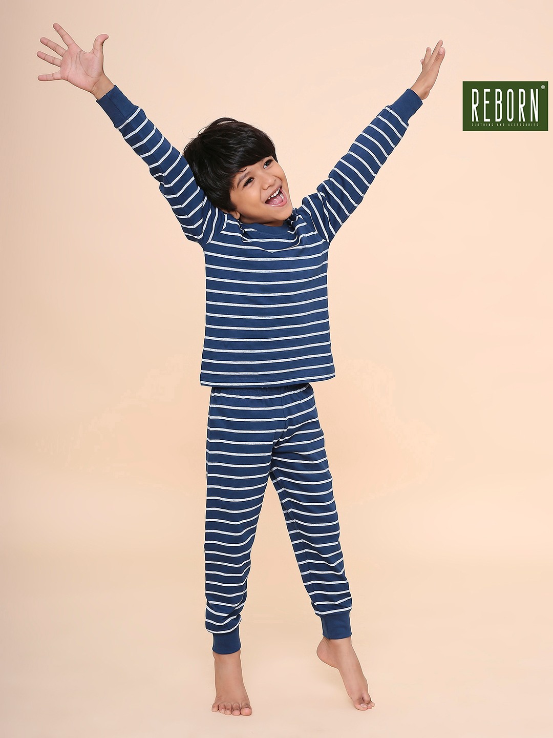 Boys- 2 piece printed cotton jogger lounge set