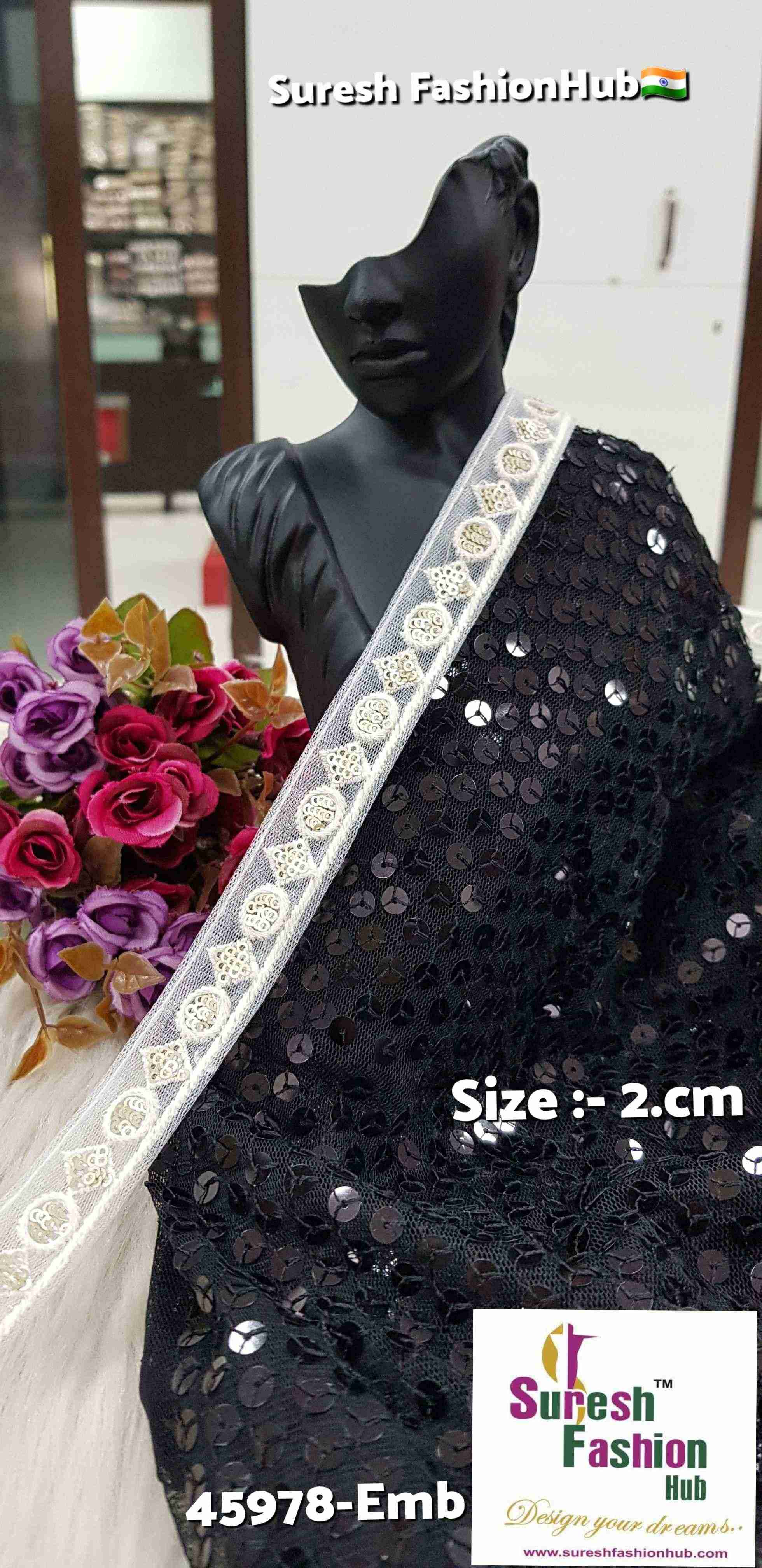Geometric Pearl White Lace