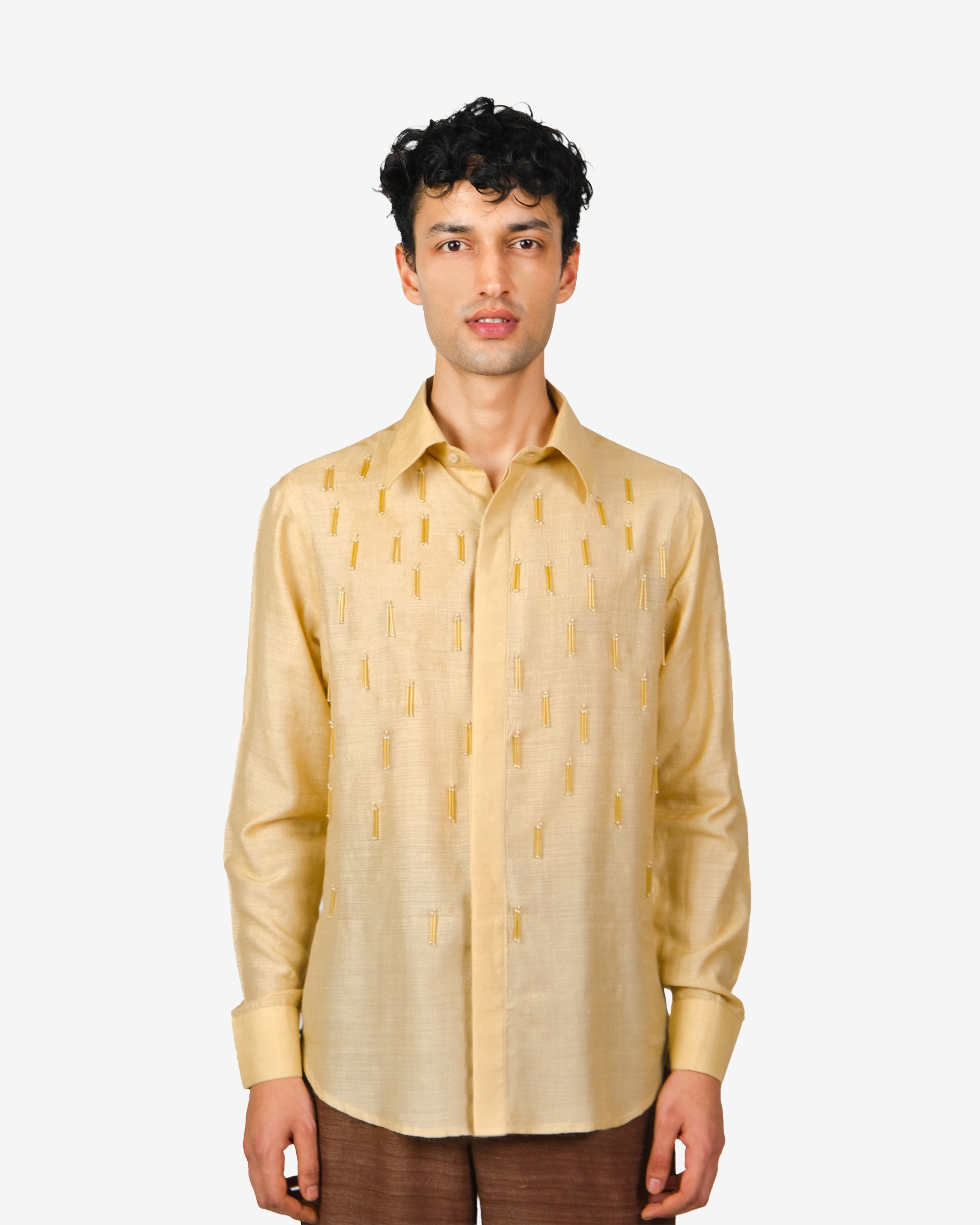 Jhilmil Beaded Shirt