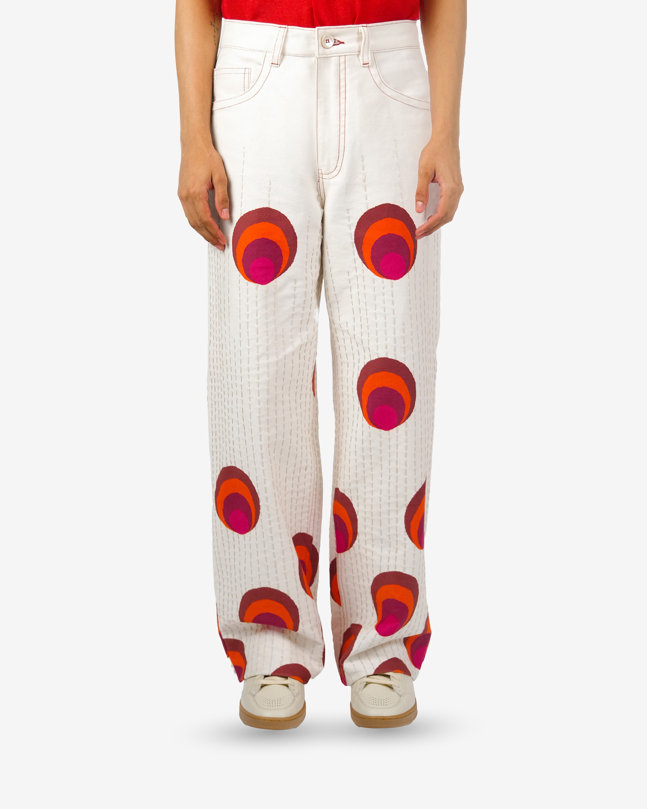 Mor Kantha Denim Trousers