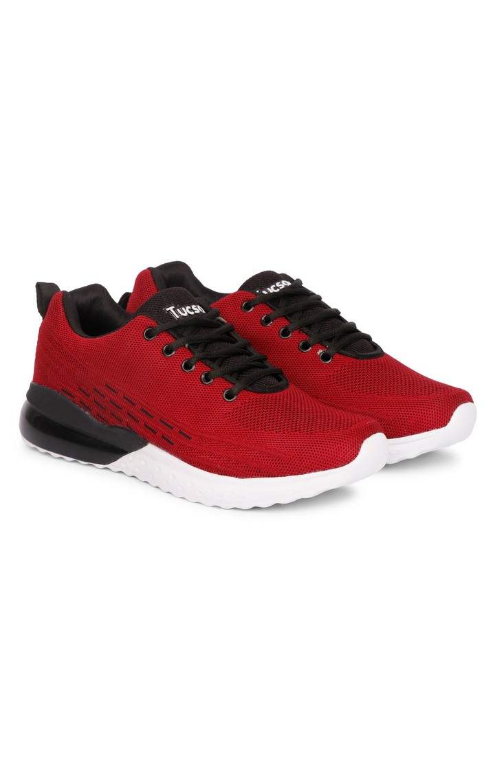 Maroon Black Running Shoes