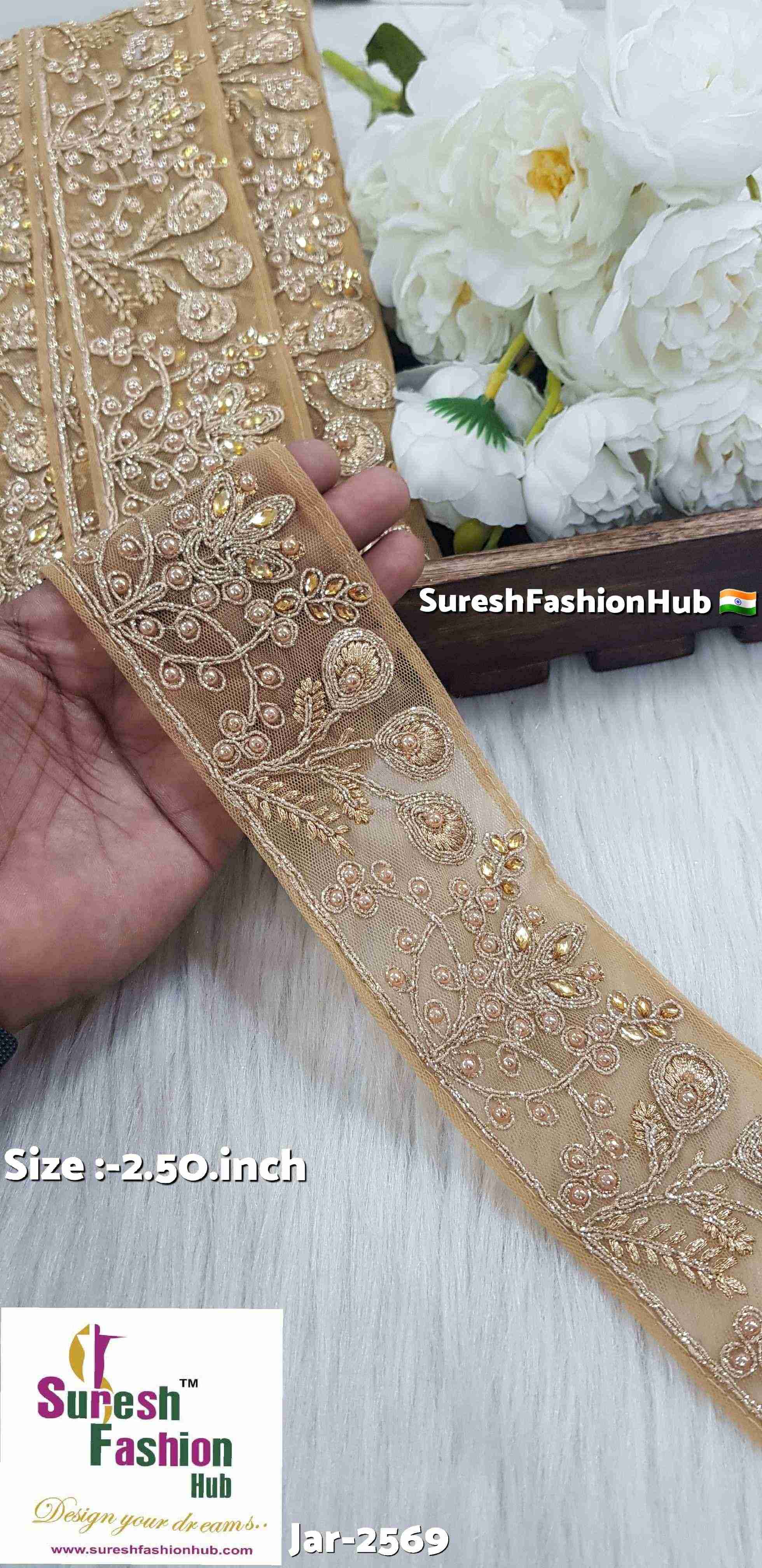 Pearl Elegance Embroidery Lace