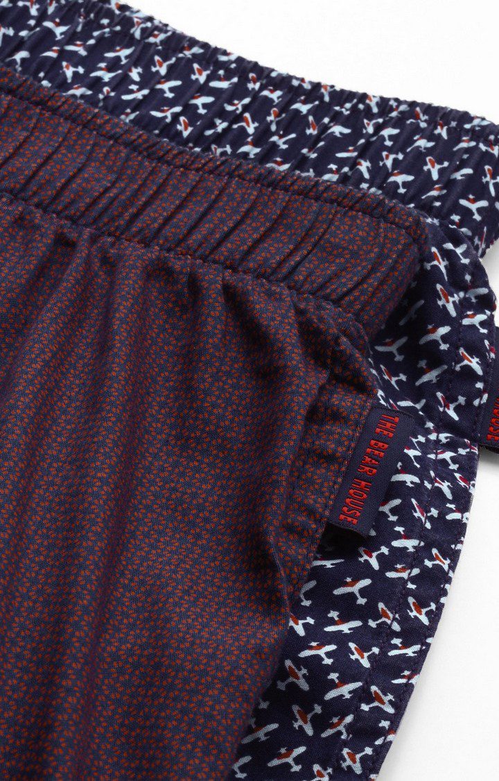 Men's Printed Woven Boxers (Pack of 2)