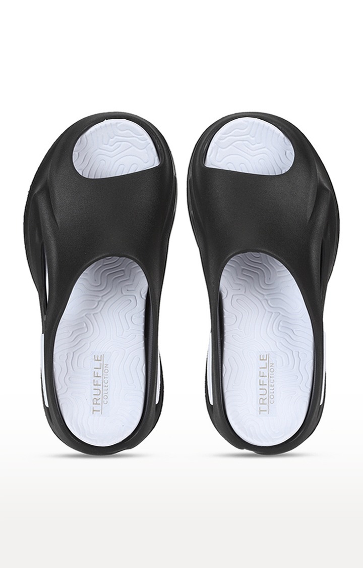 Black PU Slip-On Flats