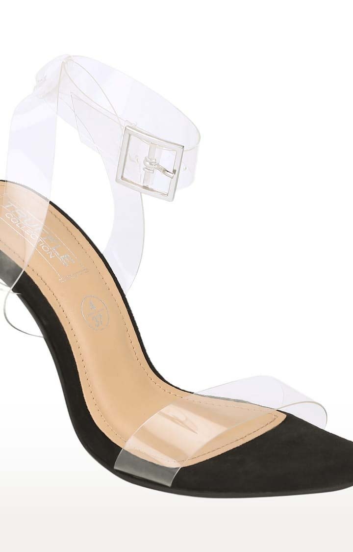Buy Rocia Black Women Peep Toe High Heeled Block Heels Online at Regal Shoes  |8071258