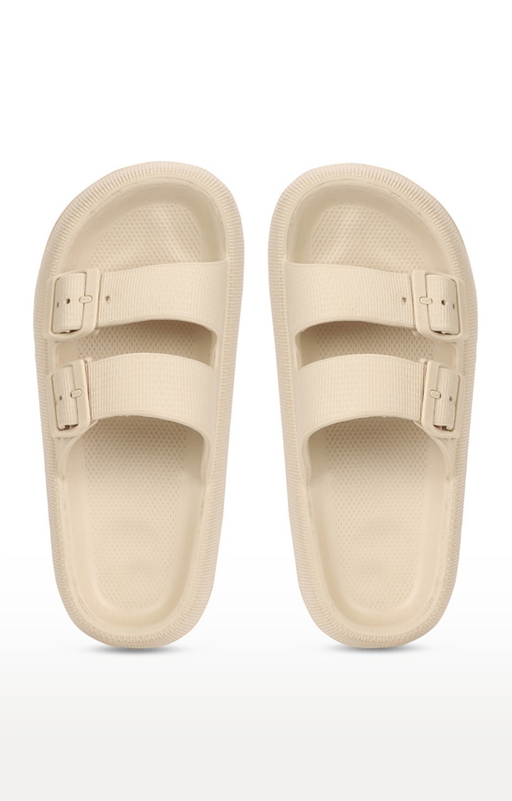 Women's Bone PU Flat Slip-ons