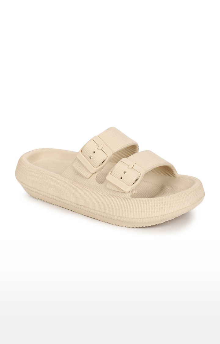 Women's Bone PU Flat Slip-ons