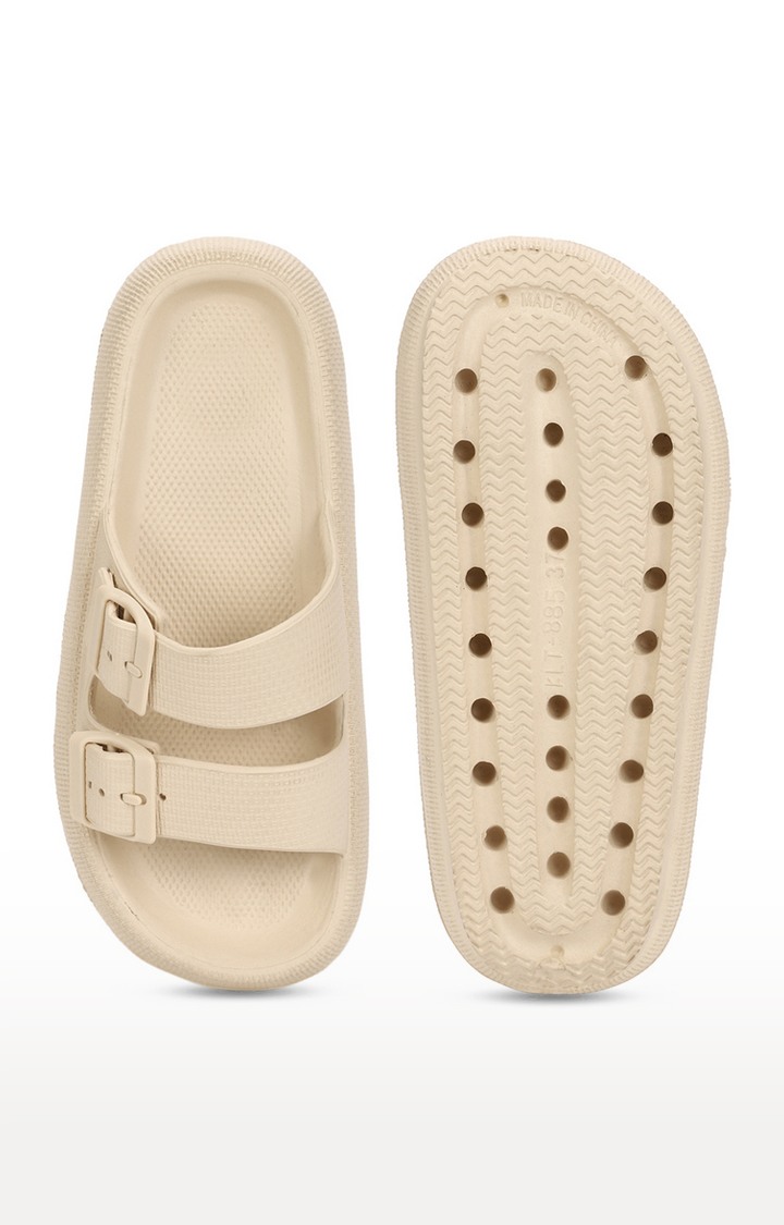 Women's Bone PU Flat Slip-ons