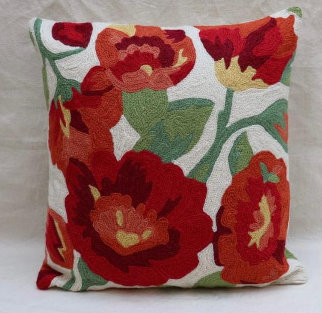 HOLLYHOCK WHITE ORANGE