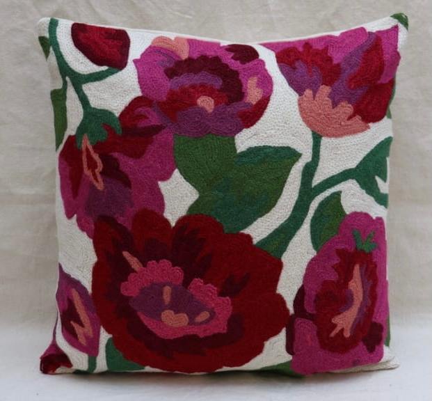 HOLLYHOCK WHITE PINK