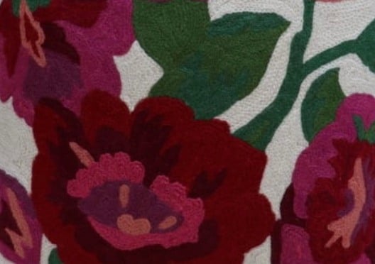 HOLLYHOCK WHITE PINK