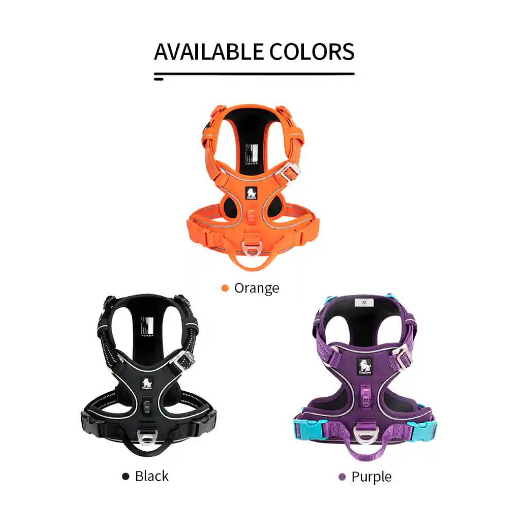 Barkbutler Truelove Harness With Reflective Fabric - Orange