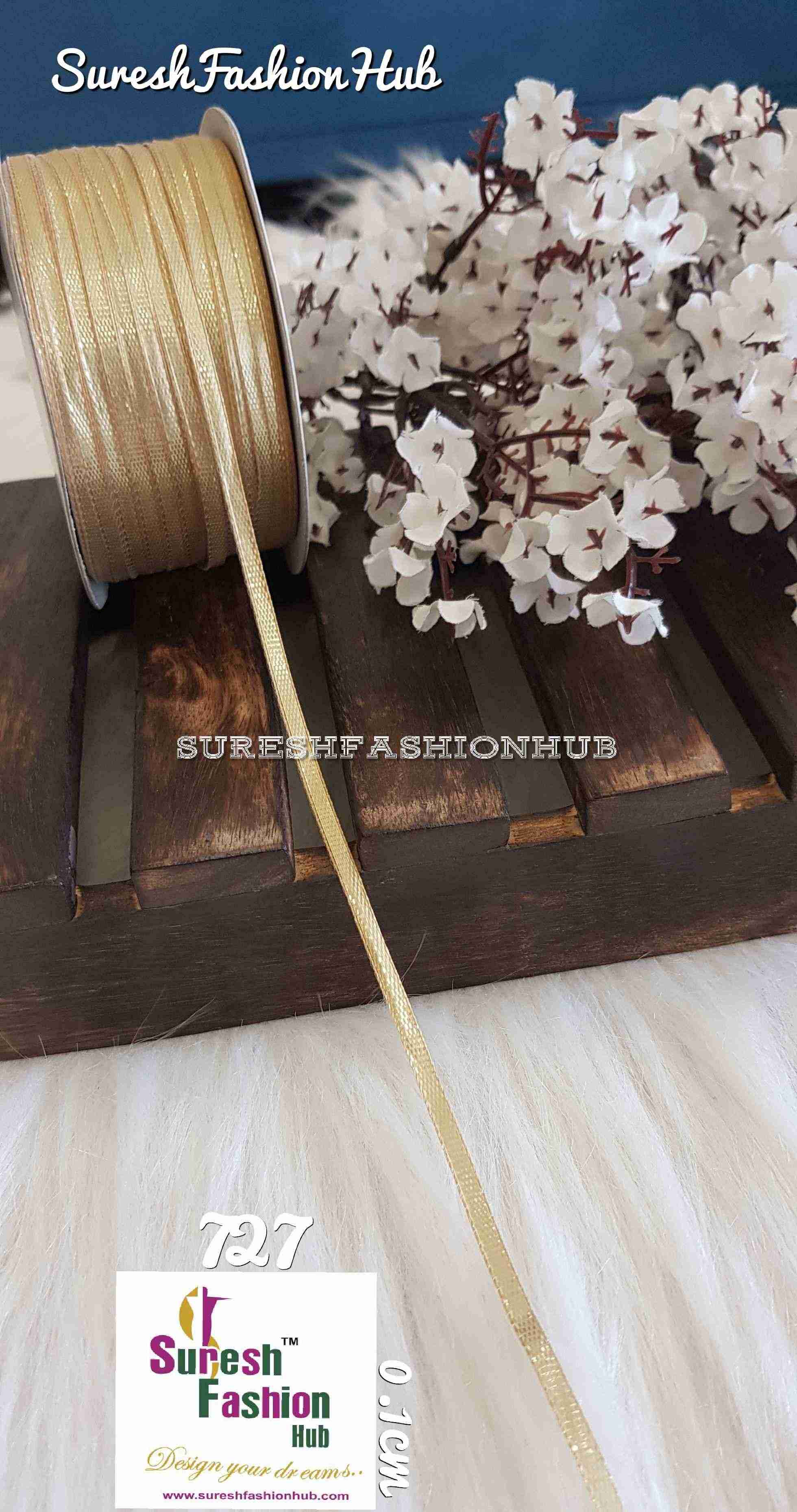 Thin Pearl Color Gota Patti Trim