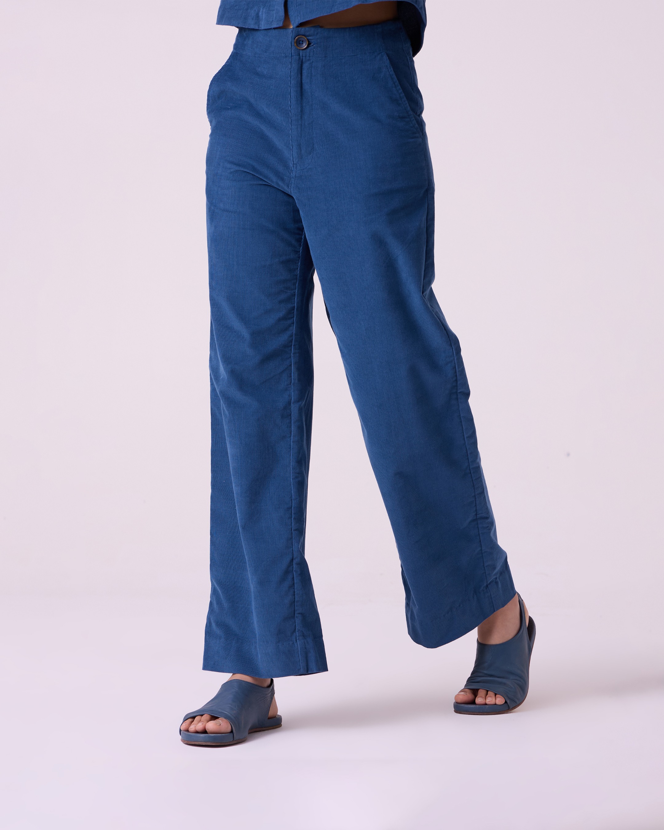 Hatchi Blue Needlecord Pants