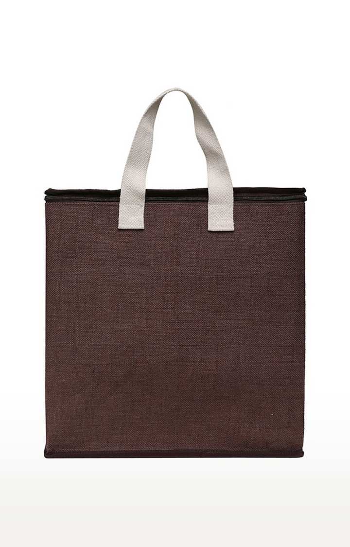 Double R Bags Jute Shopping Grocery Vegetable Bag With Reinforced Handles (Pack Of 2)