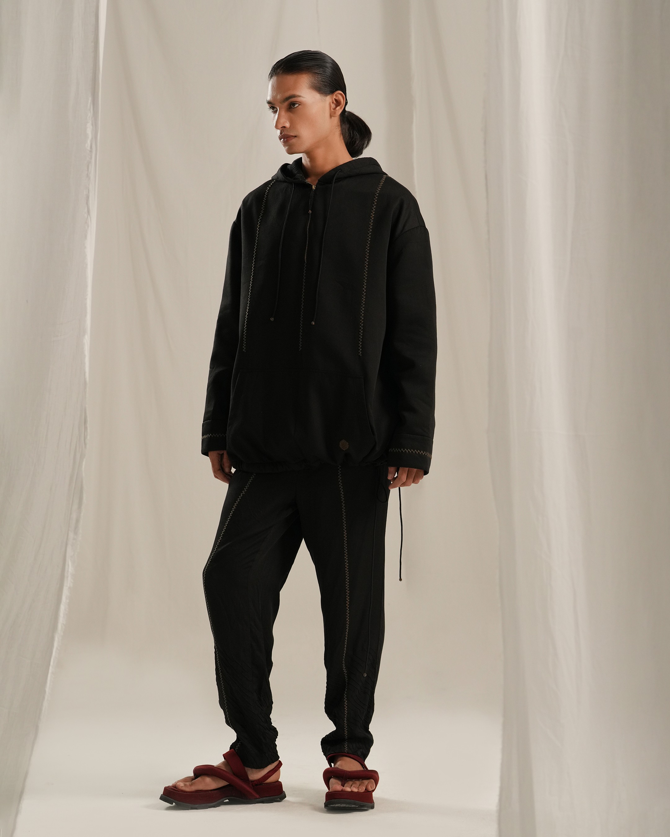Jade Black Hoodie