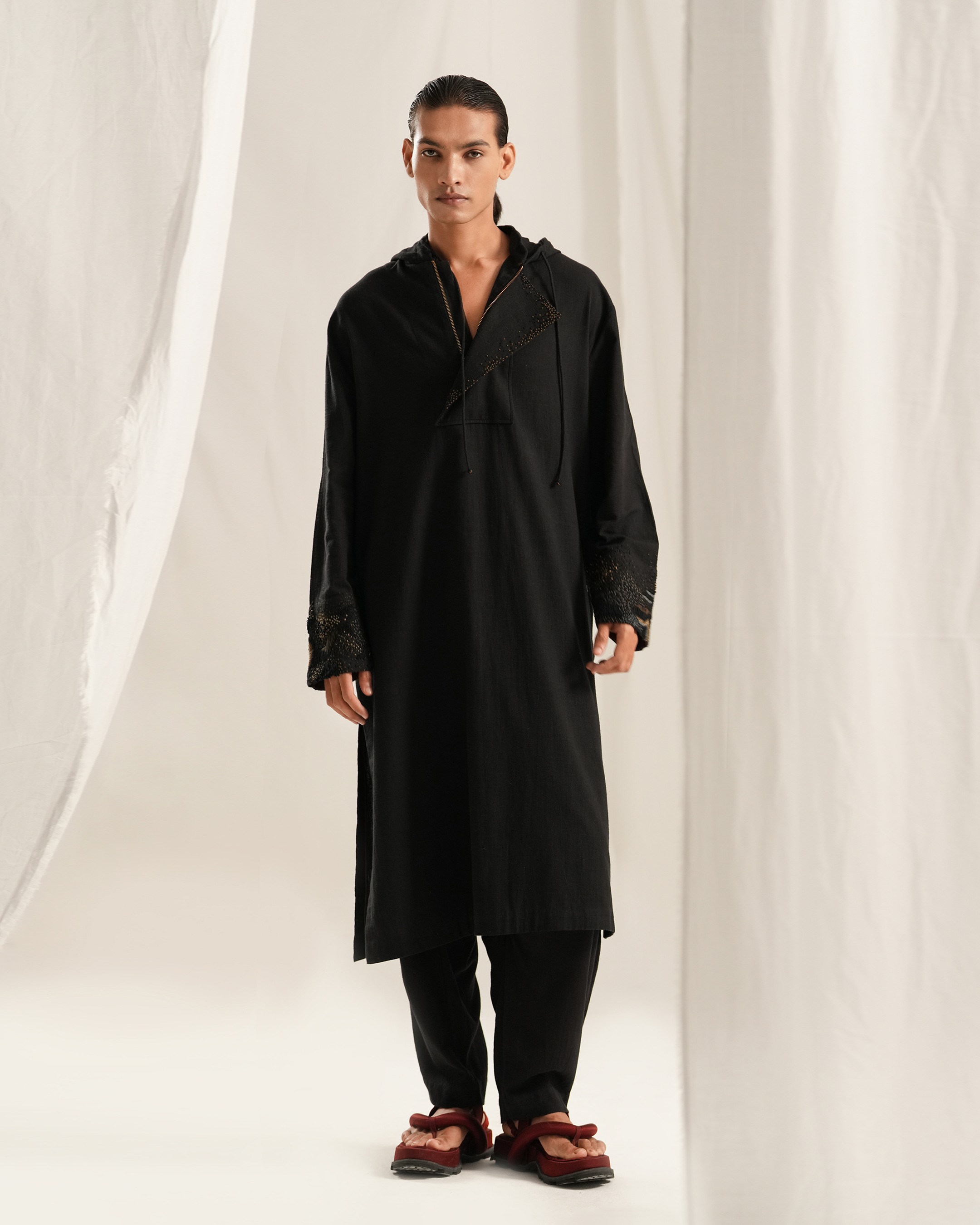 Jade Hoodie Kurta Set