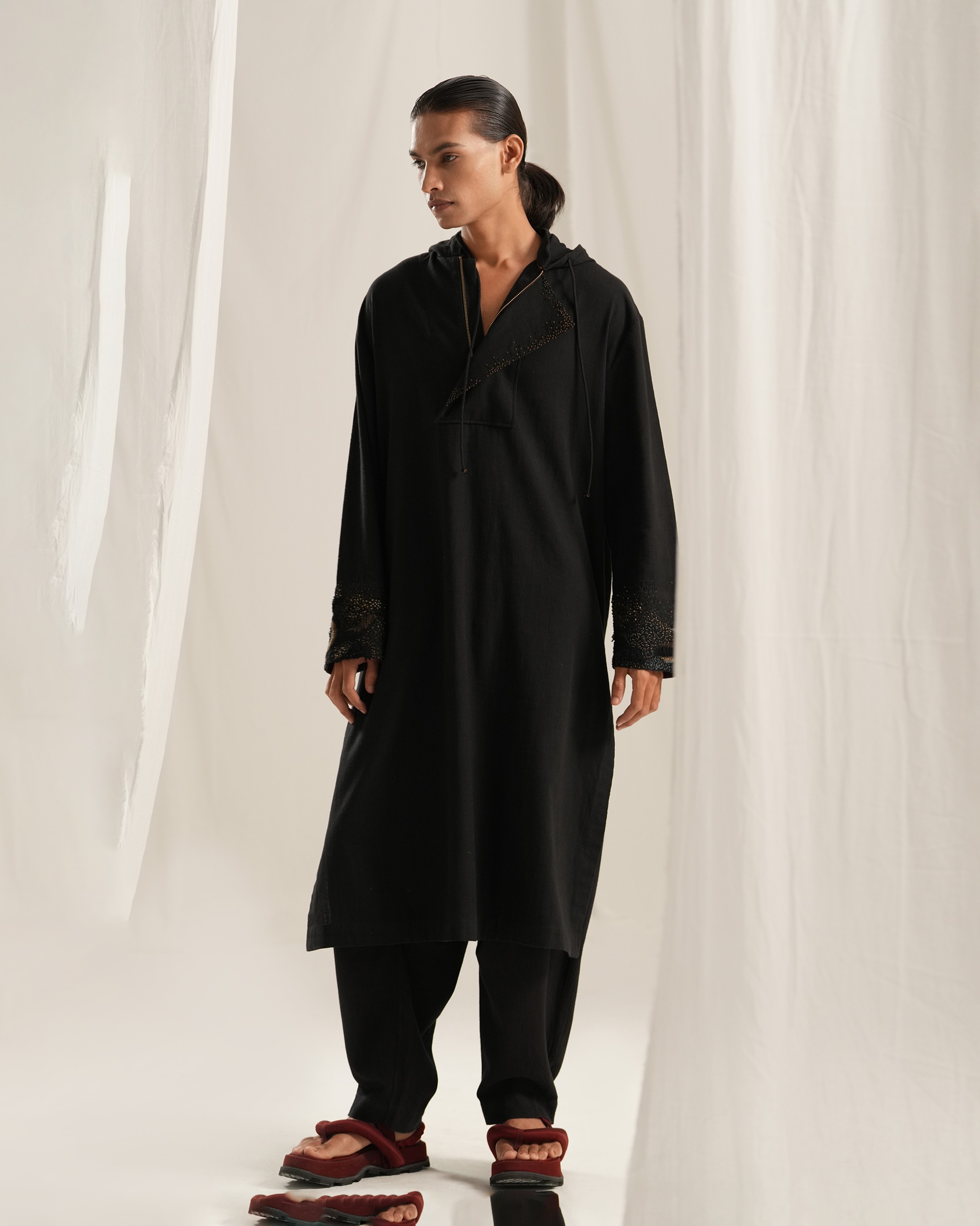 Jade Hoodie Kurta Set