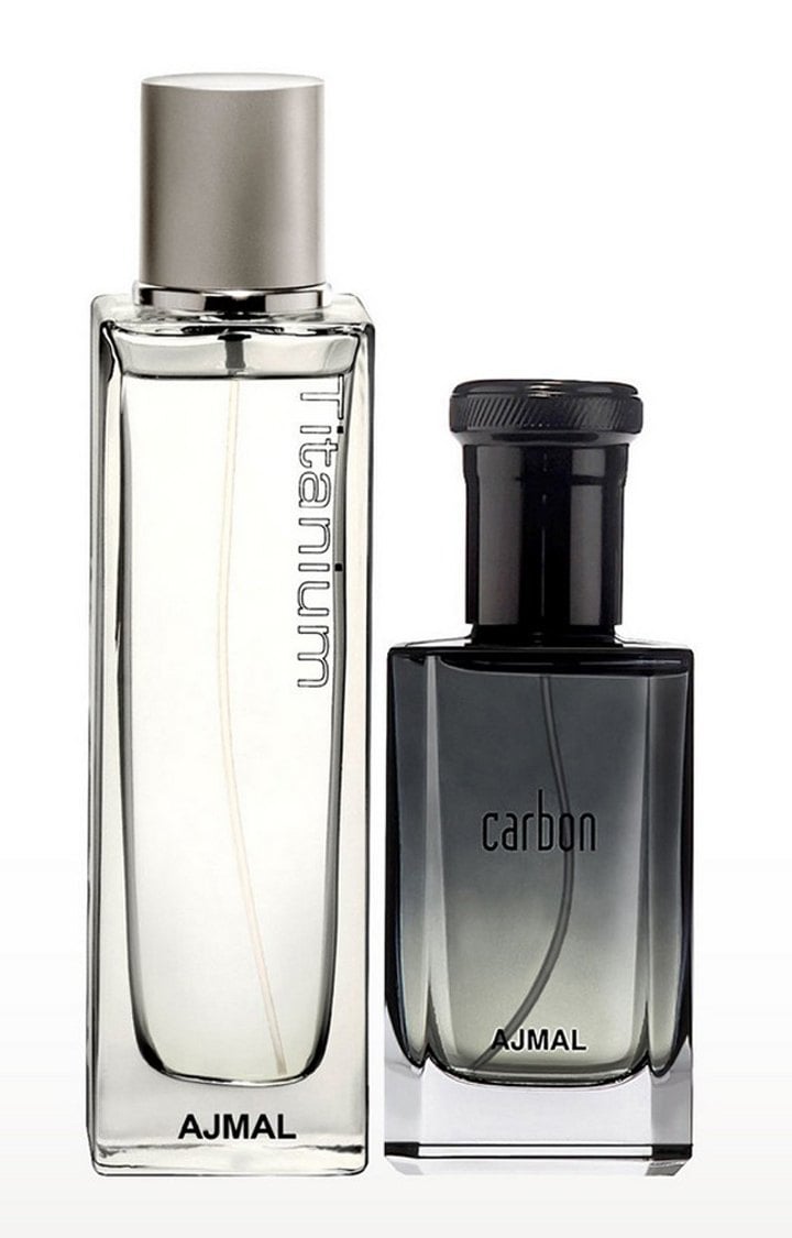 Ajmal Titanium EDP Perfume 100ml for Men and Carbon EDP Perfume 100ml ...