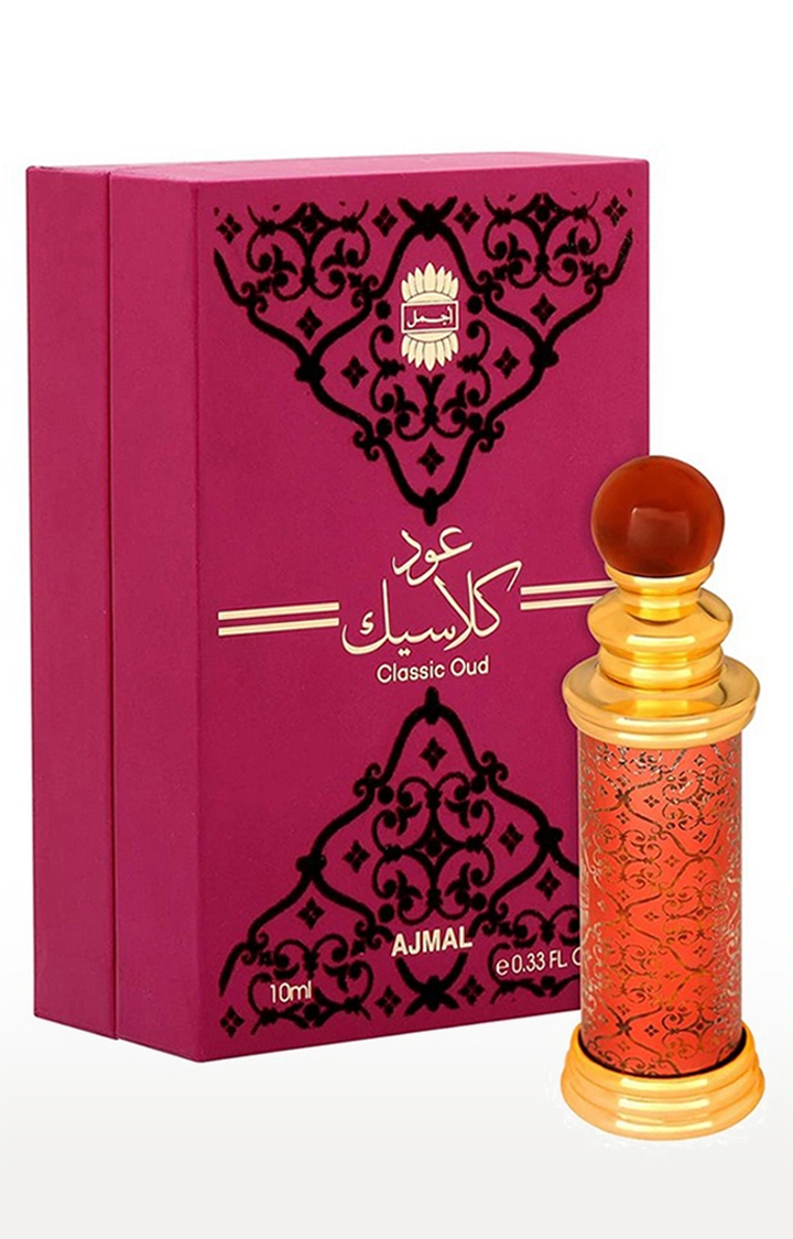 Ajmal | Ajmal Titanium EDP Perfume 100ml for Men and Classic Oud Concentrated Perfume Oil Oudh Alcohol-free Attar 10ml for Unisex 2