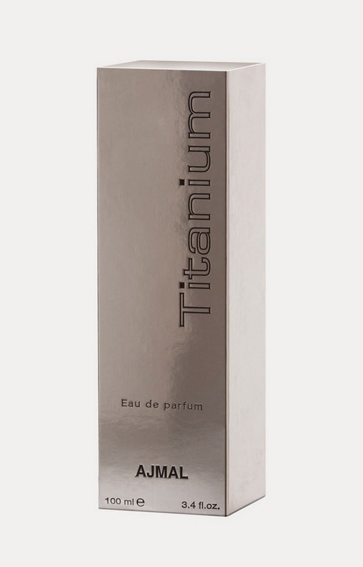 Ajmal Titanium EDP 100ML Long Lasting Scent Spray Fresh Perfume Gift For Men - Made In Dubai