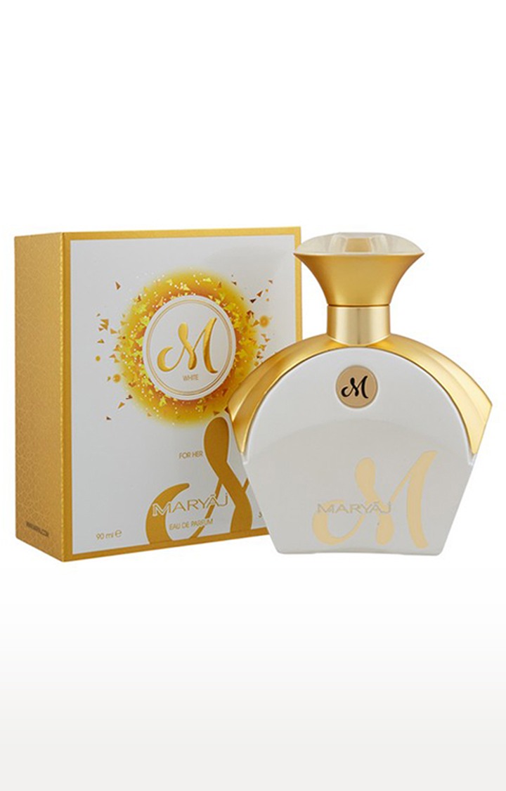 Ajmal TITANIUM & MARYAJ MWHITE Bundle of 2 Eau de Parfum Gift for Man and Women Longlasting Scent