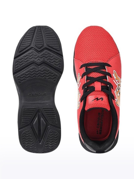 Campus Shoes | Boys Red T&J 02 Running Shoes 3