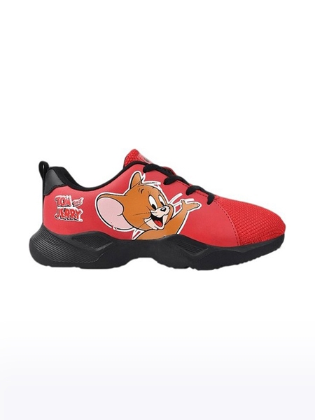 Campus Shoes | Boys Red T&J 02 Running Shoes 1