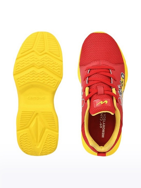 Campus Shoes | Boys Red T&J 03 Running Shoes 3
