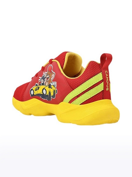 Campus Shoes | Boys Red T&J 03 Running Shoes 2
