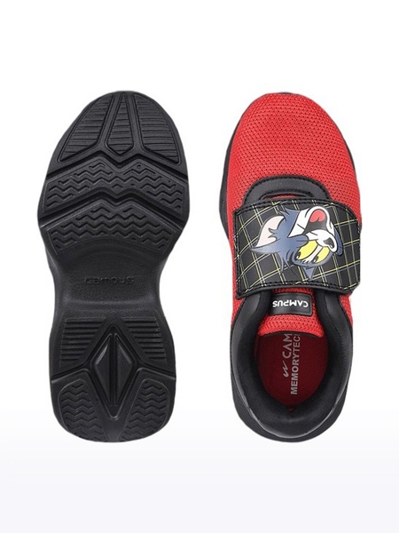Campus Shoes | Boys Red T&J 05V Casual Slip ons 2
