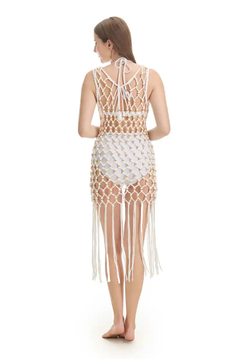 Sunny Day Macrame Cover-up