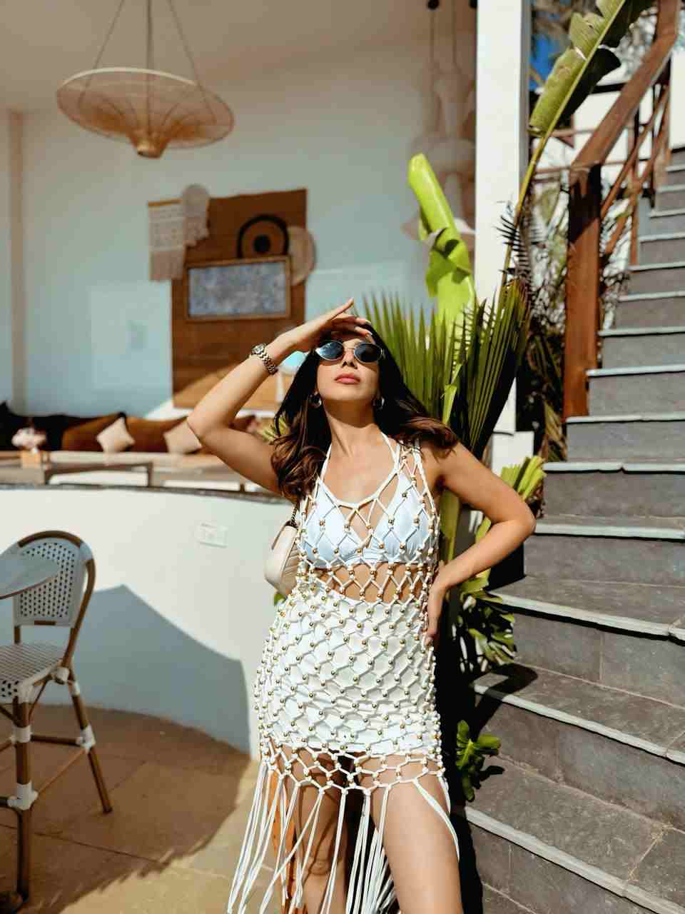 Sunny Day Macrame Cover-up