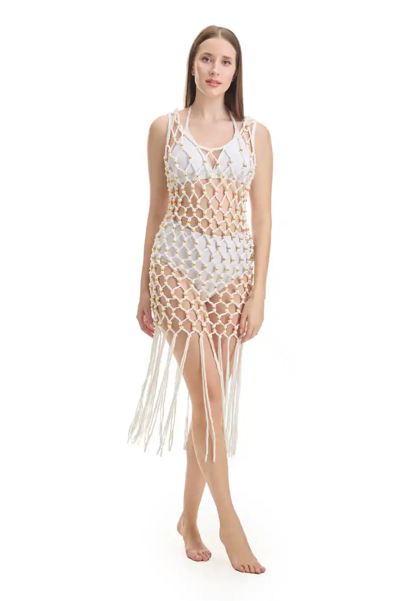 Sunny Day Macrame Cover-up
