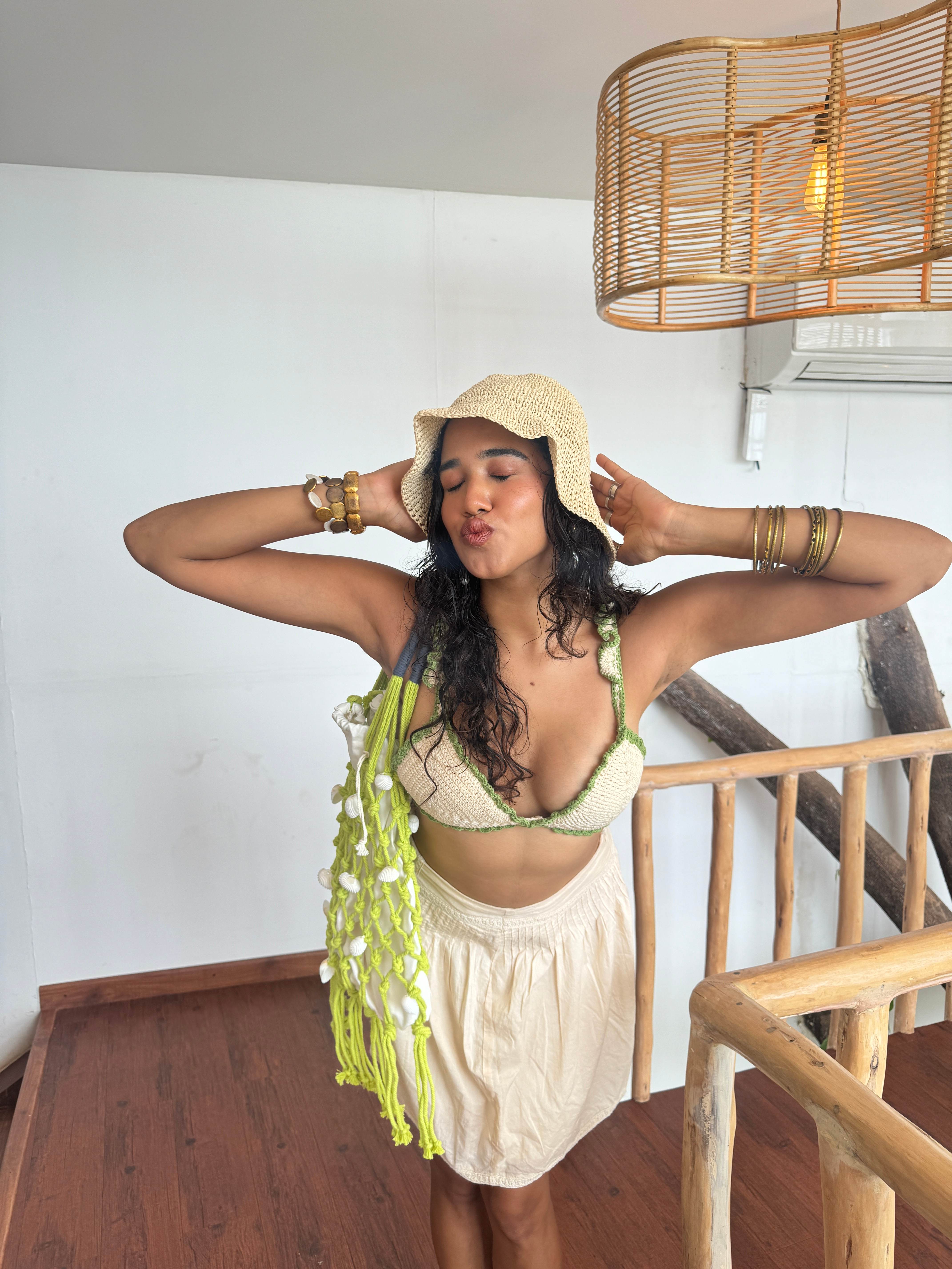 Tropical Twist Summer Bikini Top