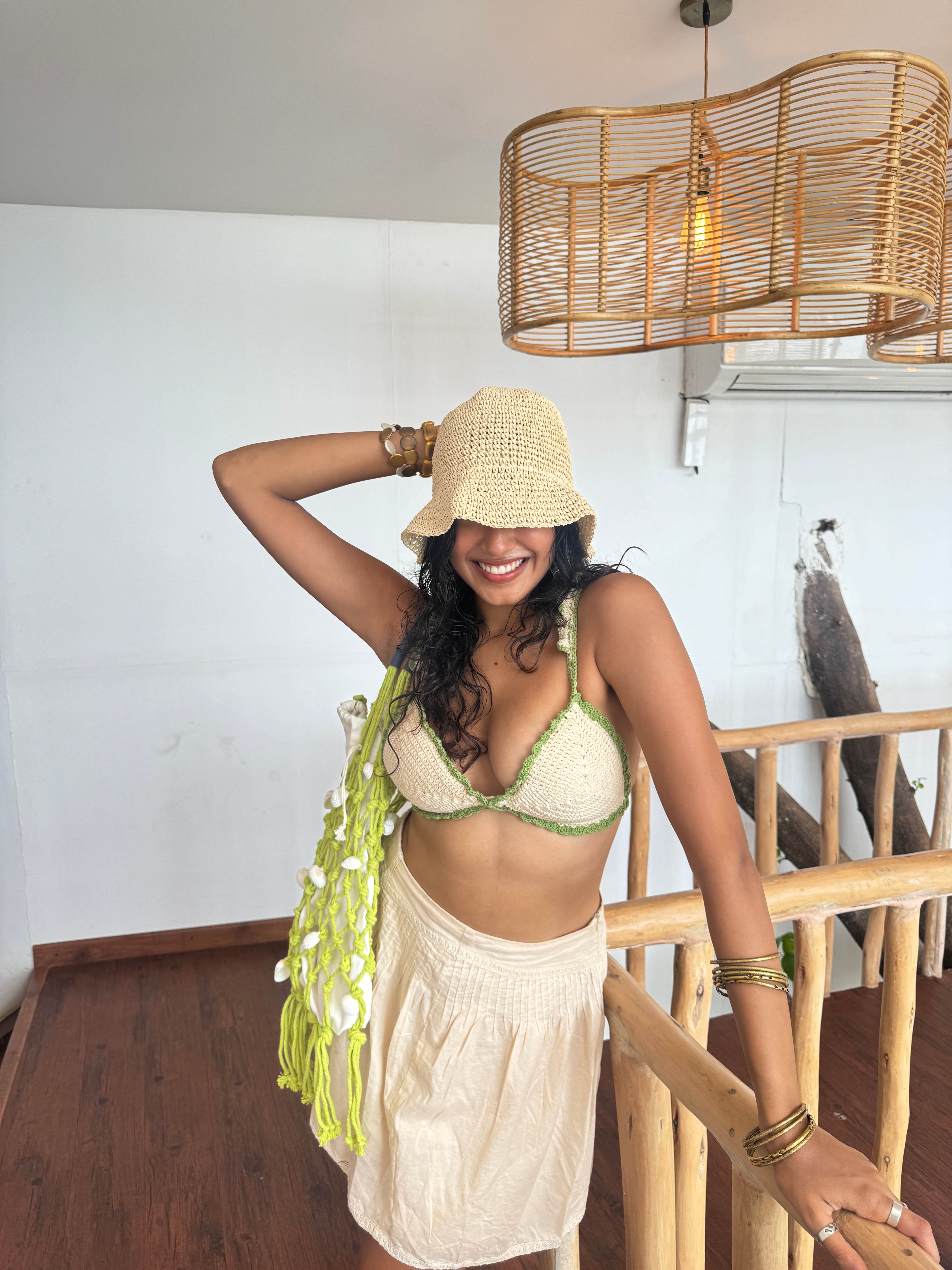 Tropical Twist Summer Bikini Top