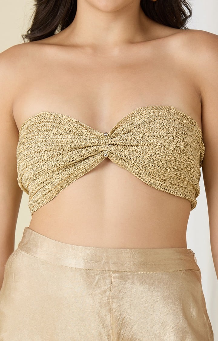 Golden Dusk Bandeau Top