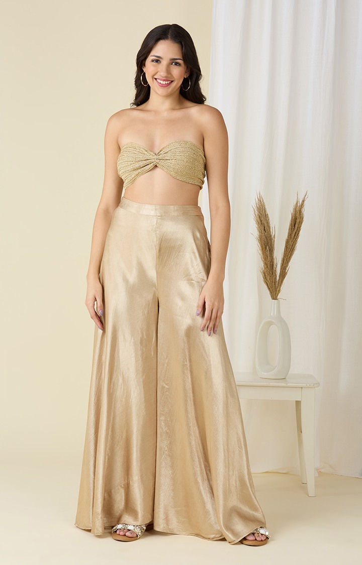 Golden Dusk Bandeau Top