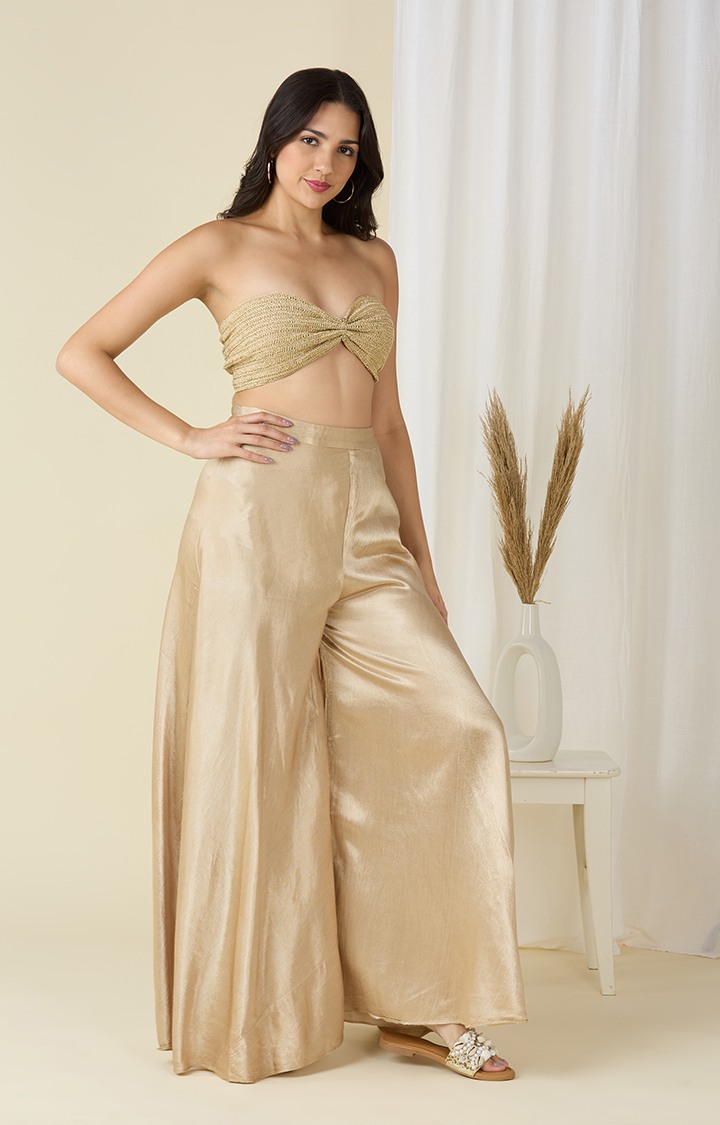 Golden Dusk Bandeau Top