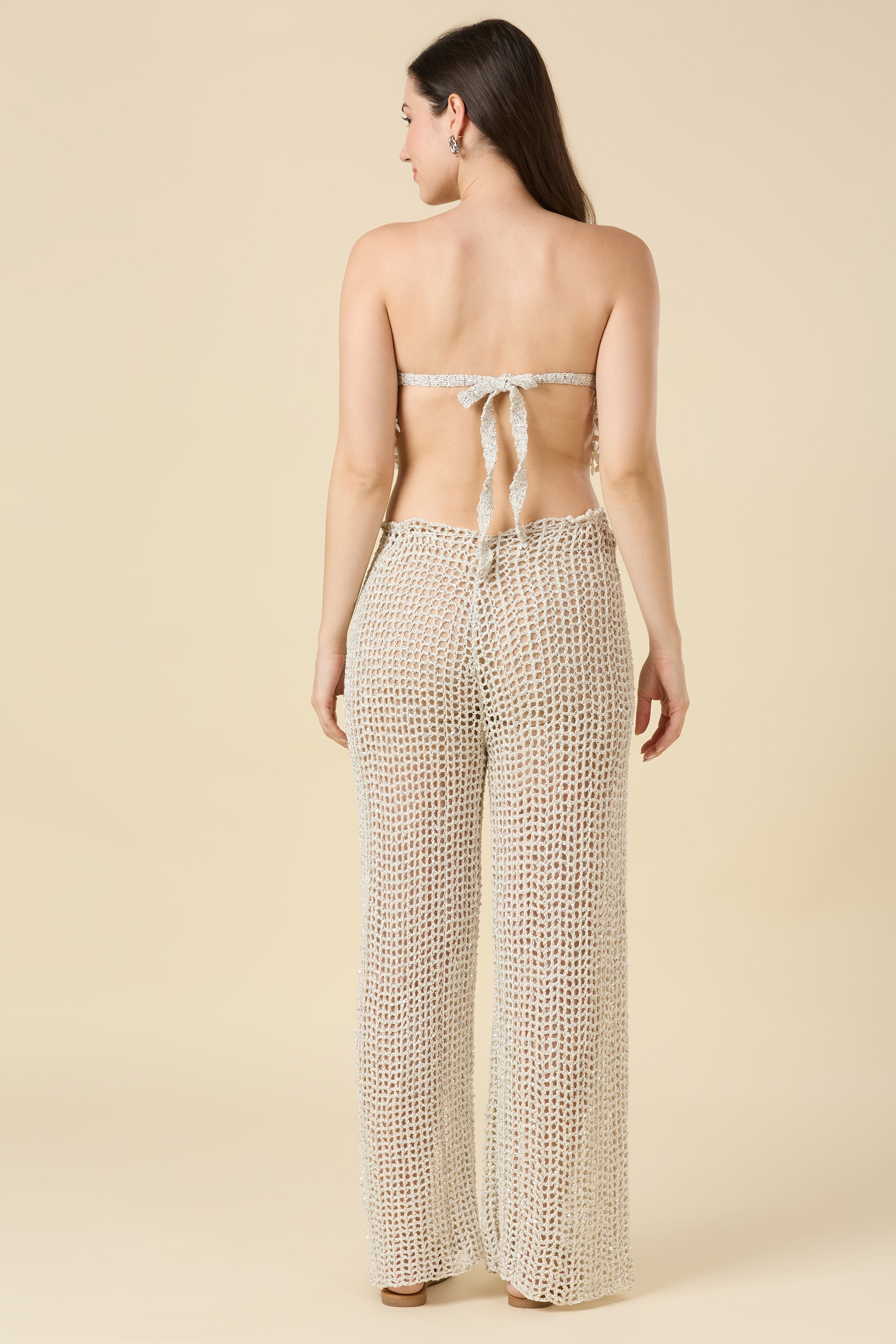 Shell Knit Summer Trousers