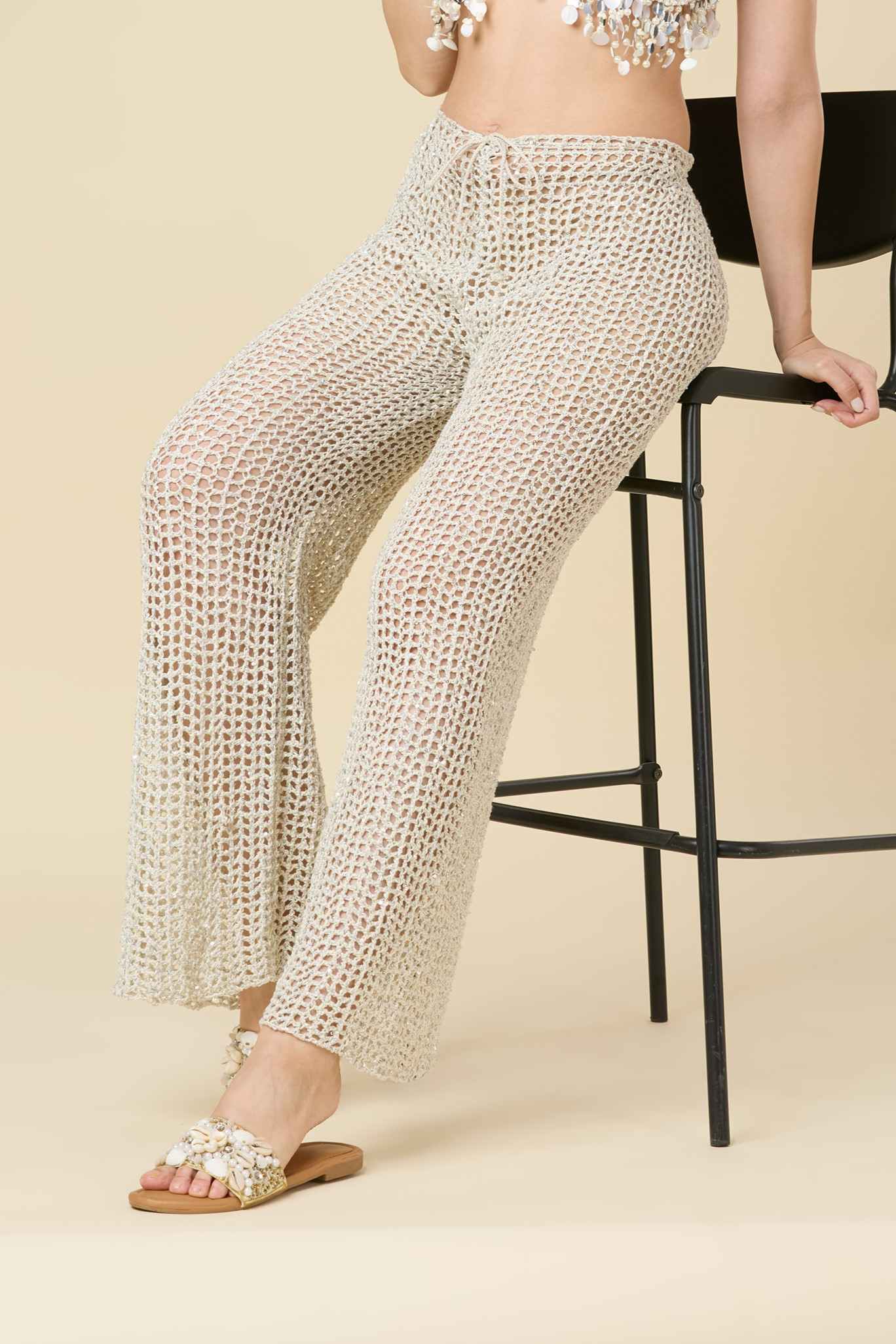 Shell Knit Summer Trousers