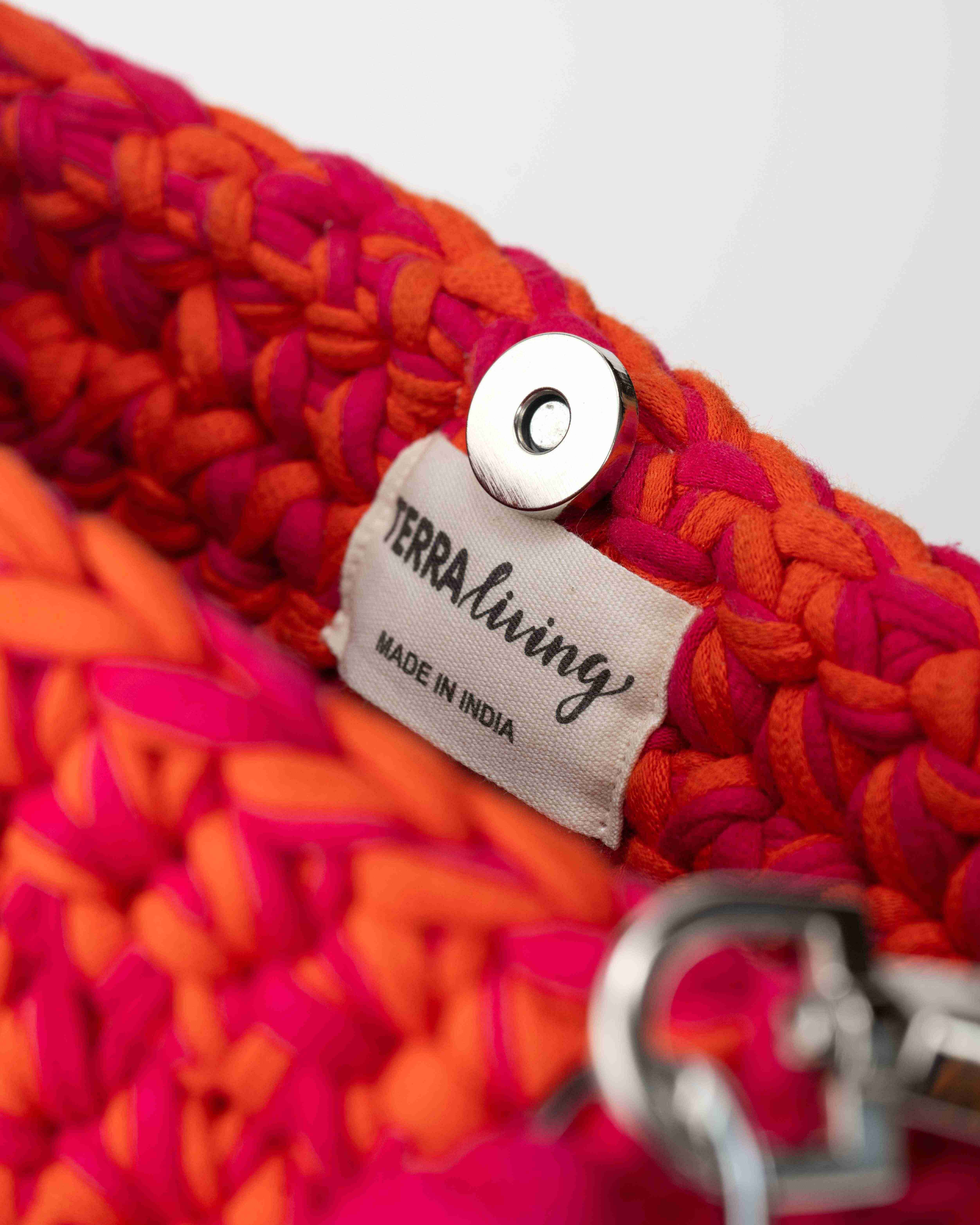 Bold Blend Handbag - Pink & Orange