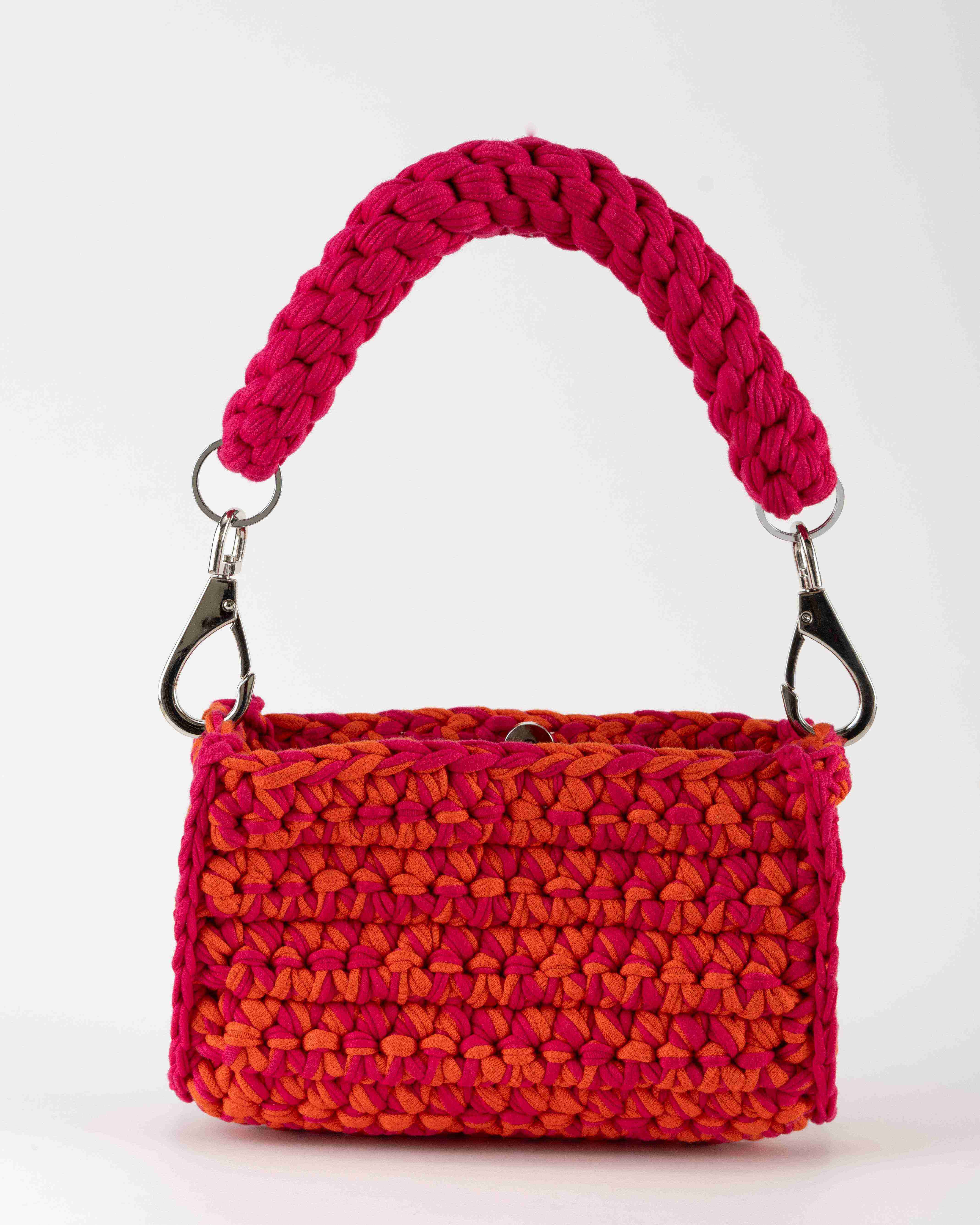 Bold Blend Handbag - Pink & Orange
