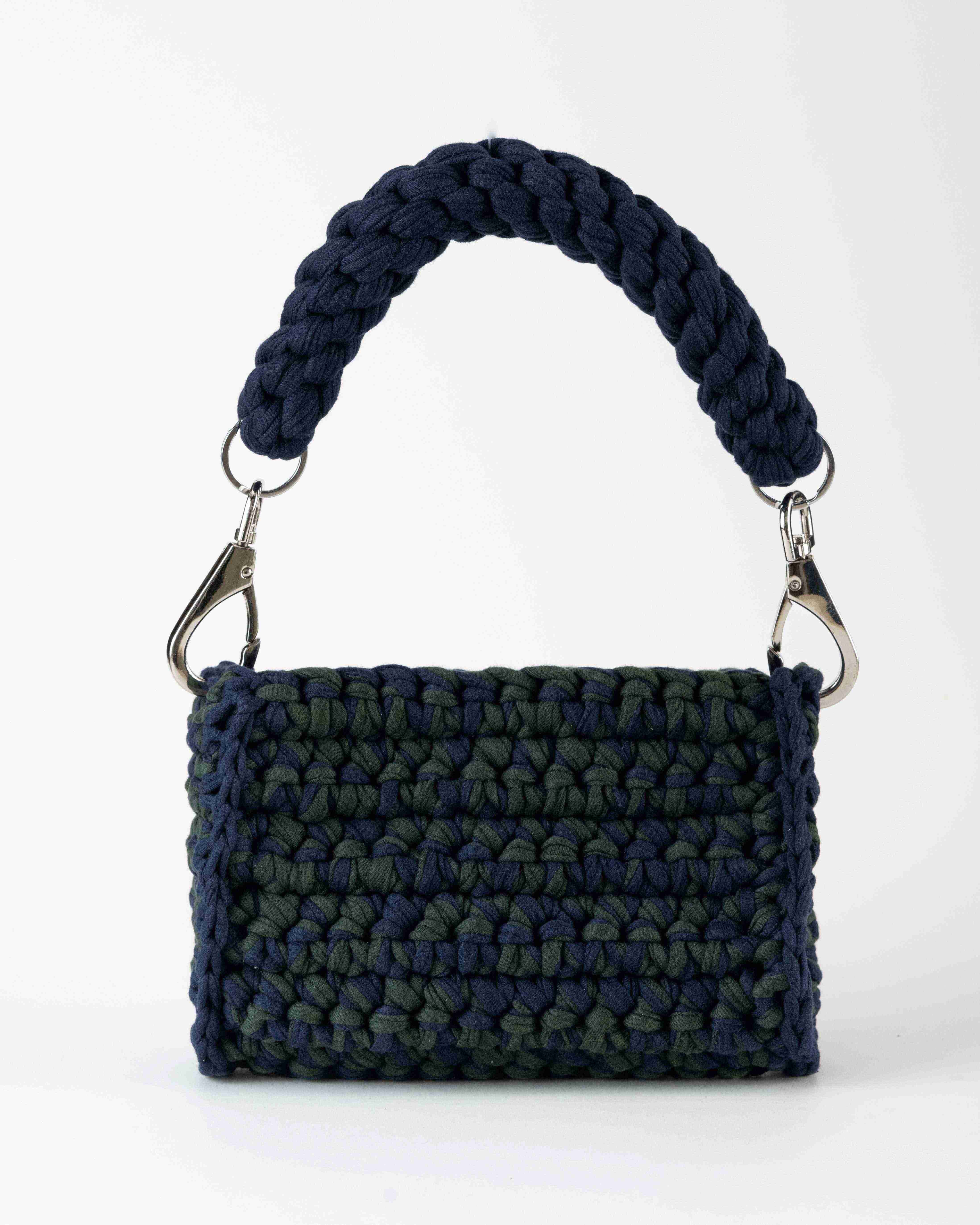 Bold Blend Handbag - Blue & Green